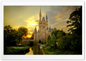 Sunset Over Cinderella Castle