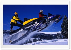 Snowmobile Jump