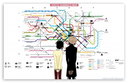 Download Tokyo Subway UltraHD Wallpaper