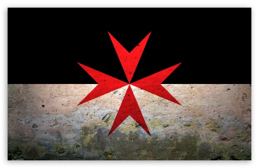 Download Grunge Maltese Cross UltraHD Wallpaper
