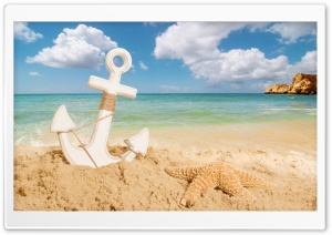 Anchor On The Beach