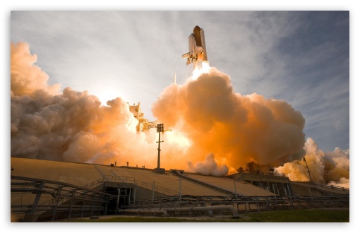 Download Space Shuttle Launch UltraHD Wallpaper
