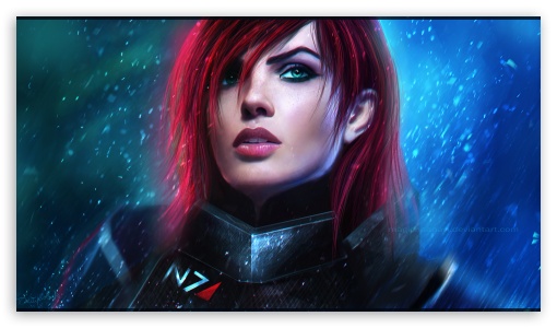 Download Commander Shepard - Mass Effect UltraHD Wallpaper