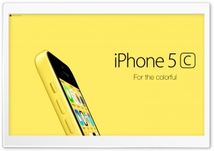 iPhone 5C Yellow For Colorful