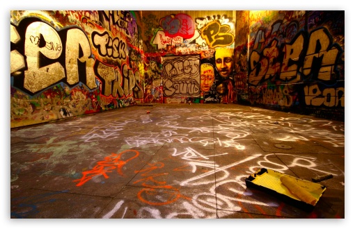 Download Graffiti Room UltraHD Wallpaper