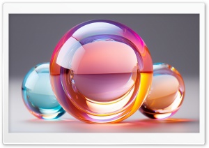 Glass Balls Background