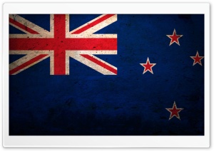 Grunge Flag Of New Zealand