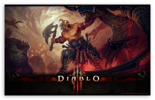 Download Diablo III Barbarian UltraHD Wallpaper