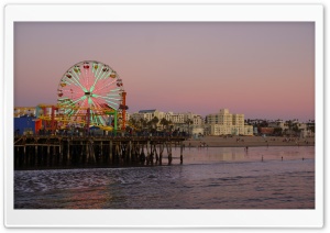 Santa Monica Beach At...