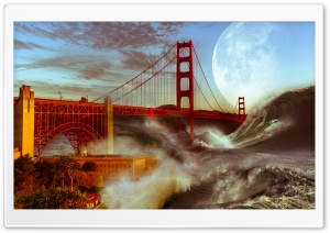 Golden Gate Bridge Storm