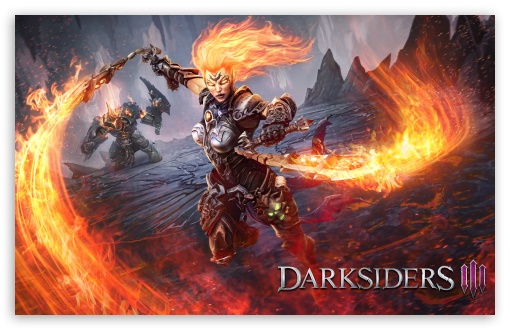 Download Darksiders III Flame Fury 2018 Video Game UltraHD Wallpaper