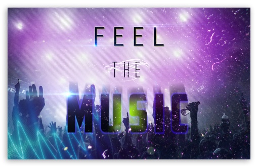 Download Feel the Music UltraHD Wallpaper