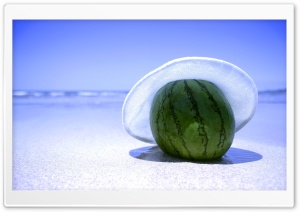 Watermelon On The Beach