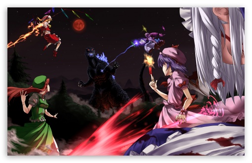 Download Touhou Anime II UltraHD Wallpaper