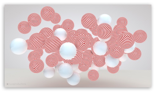 Download Stripes Balls UltraHD Wallpaper