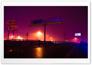 Road in the fog By Khusen...