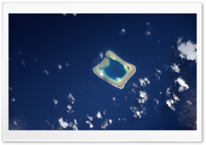 Atoll in the Pacific Ocean