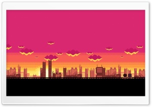 Pink City Pixel Art