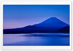 Lake Motosu and Mount Fuji