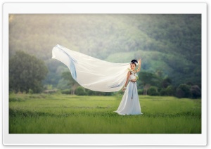 Asian Bride White Dress