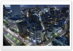 Aerial View of Tokyo, Japan
