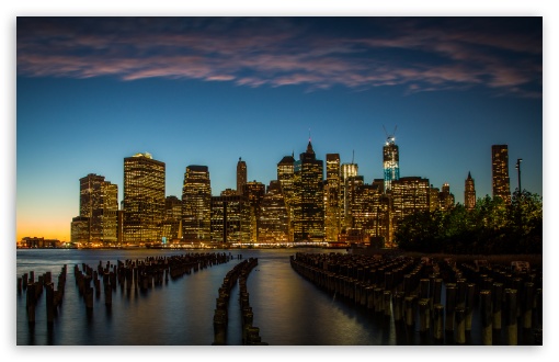 Download New York City Downtown UltraHD Wallpaper