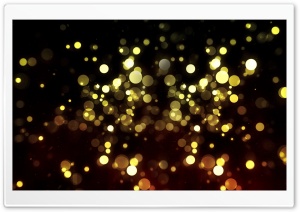 Abstract Golden Bokeh