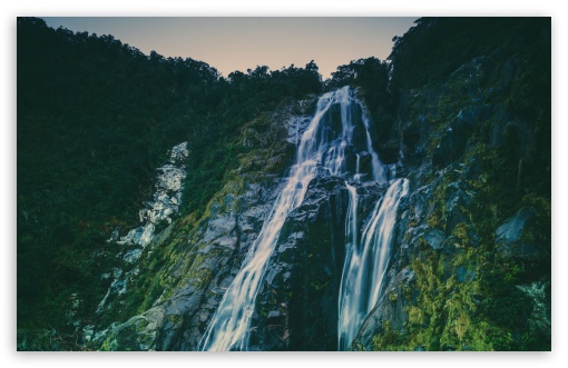 Download Path To The Waterfall UltraHD Wallpaper
