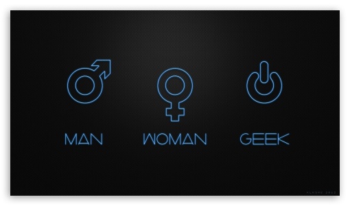 Download Man  Woman Geek UltraHD Wallpaper
