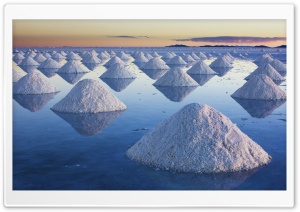 Salt Mounds At Salar De...