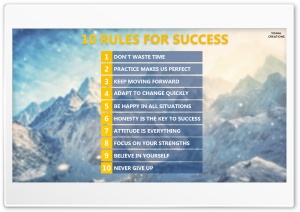Ten Rules for Success