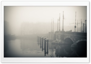 Misty Morning In Amsterdam