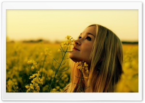 Smelling Flowers