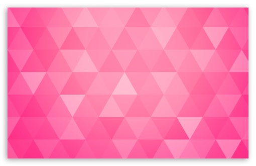 Download Bright Pink Abstract Geometric Triangle... UltraHD Wallpaper