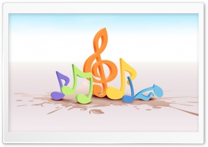 Colorful Musical Notes 2
