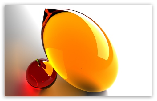 Download Glass Fruits UltraHD Wallpaper