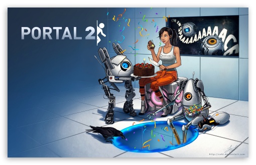 Download Portal 2 Potato UltraHD Wallpaper