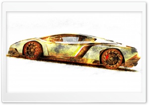 Lamborghini Veneno Gold Edition