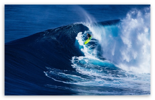 Download Surf Tube Riding UltraHD Wallpaper