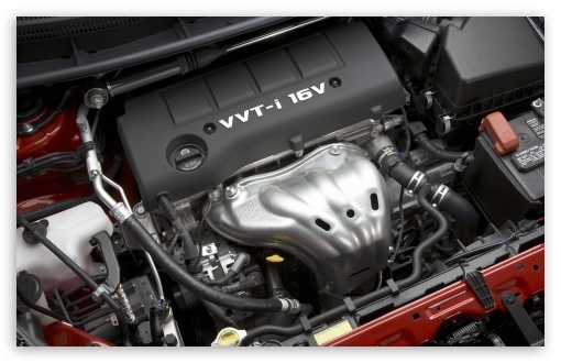 Download VVT i 16V Engine UltraHD Wallpaper