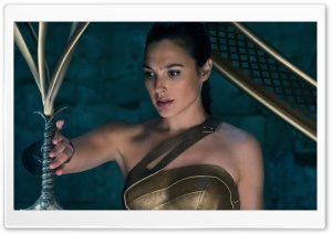 Wonder Woman Touching Her Sword