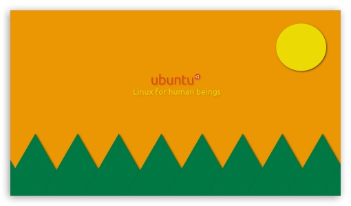 Download Ubuntu Mountains UltraHD Wallpaper