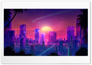 SciFi City Illustration