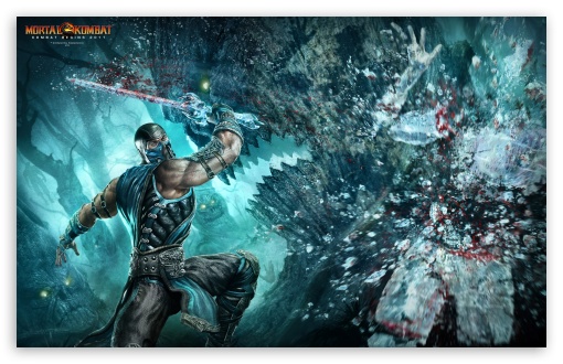 Download Mortal Kombat 9 Sub Zero UltraHD Wallpaper