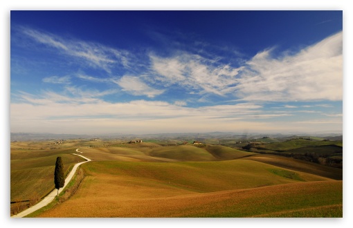 Download Tuscany Landscape UltraHD Wallpaper