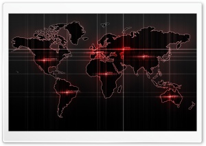 World Map Red