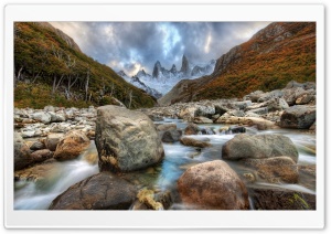 Mountain River In Argentina