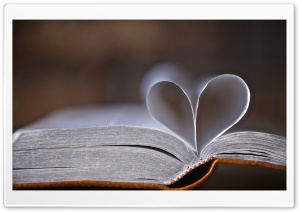 Book Pages Heart