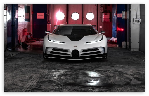 Download White Bugatti EB110 Sports Car UltraHD Wallpaper