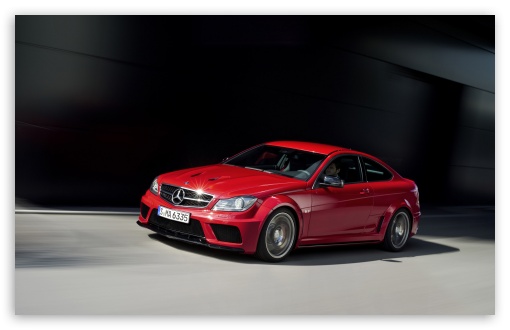 Download Mercedes Benz C 63 Amg Red Coupe UltraHD Wallpaper
